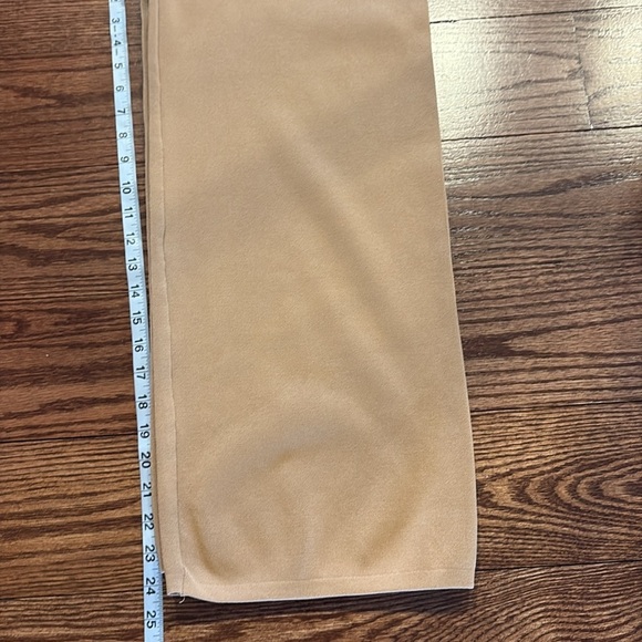 Lucca Jenni wide leg knit crop pants trousers pull on Kelley Cawley camel LUX Sm - Picture 8 of 13